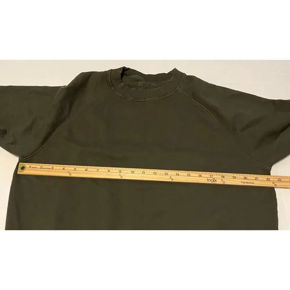 Realm & Empire Sweater Men's‎ Large All Green